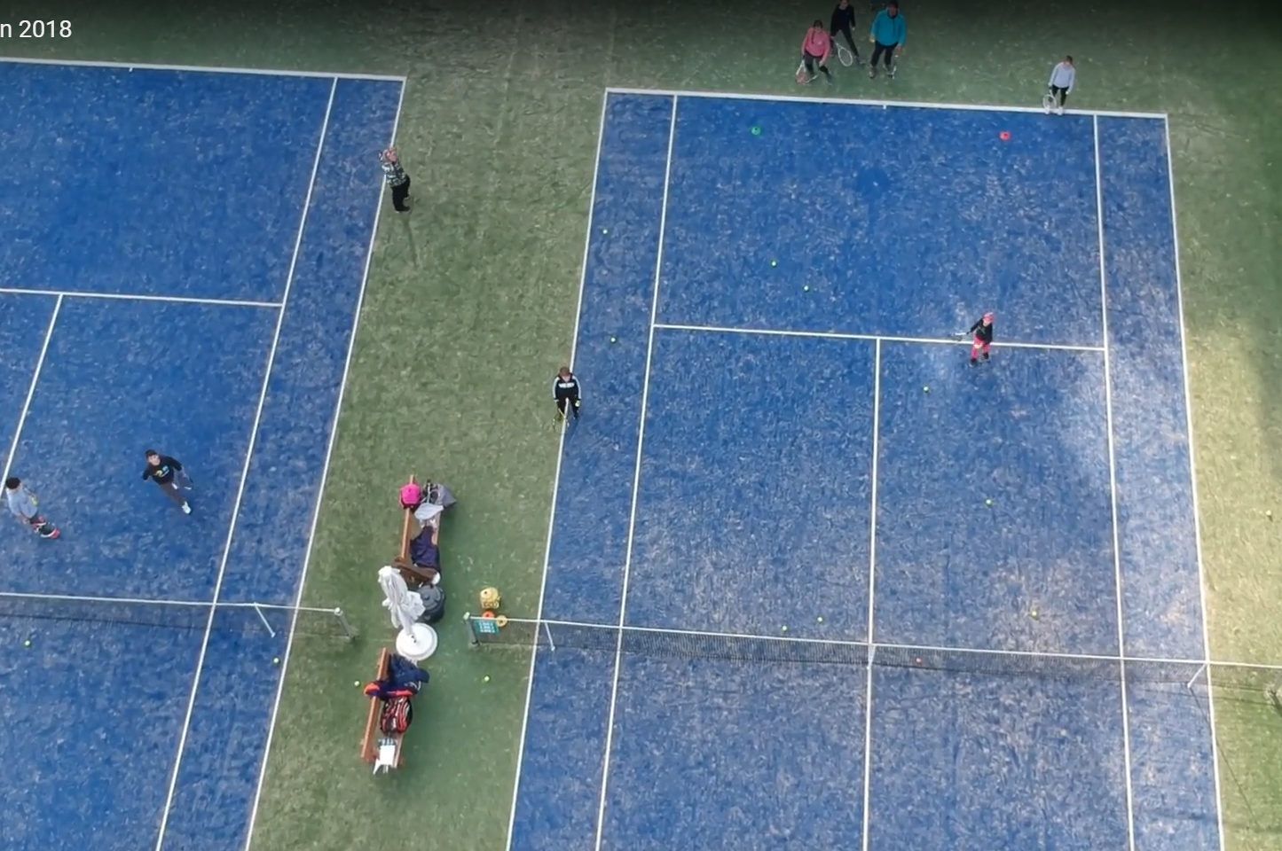Παρουσίαση Γηπέδων Τένις Μίλωνα (drone video)