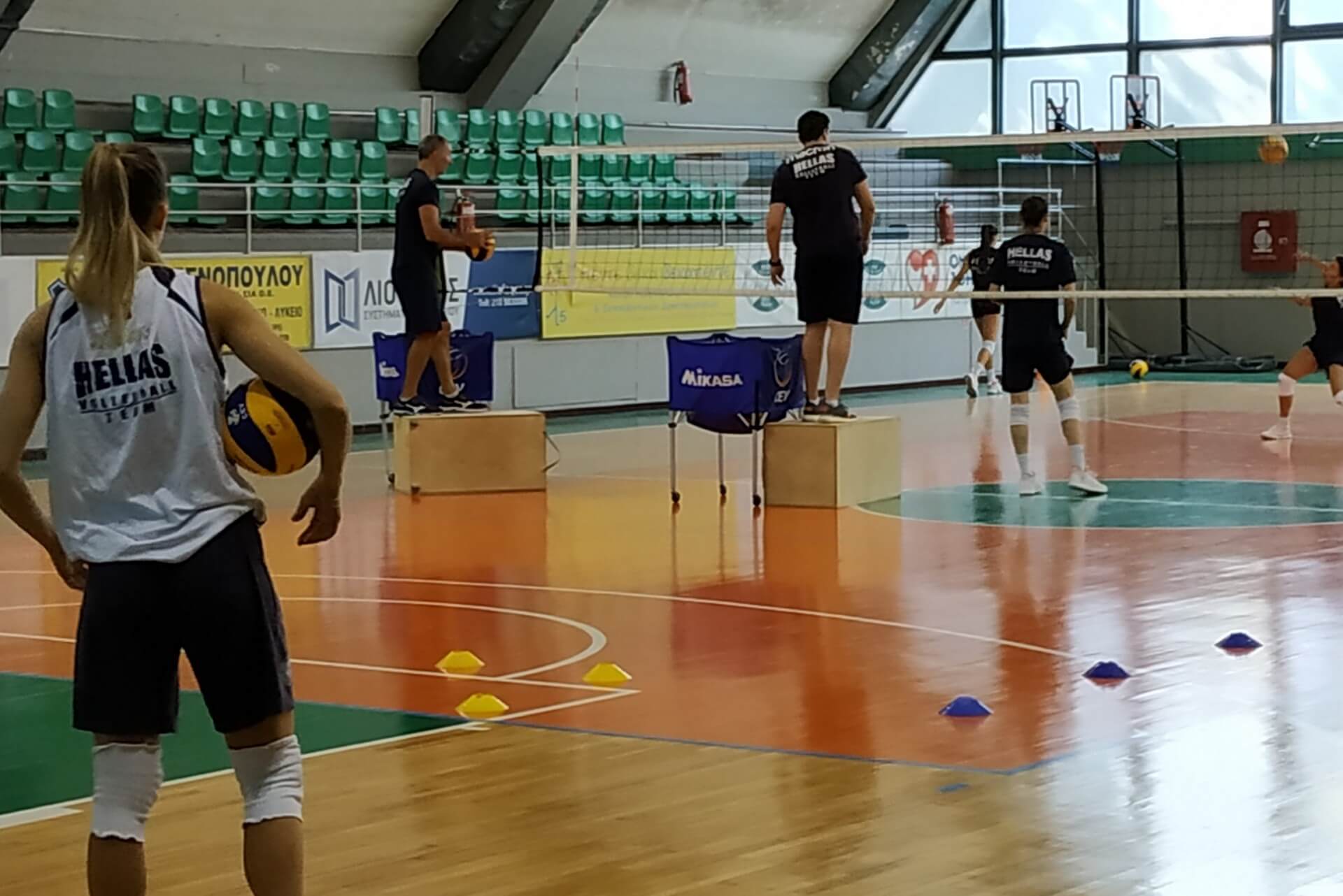 Η Εθνική Βόλεϊ Γυναικών στον Μίλωνα