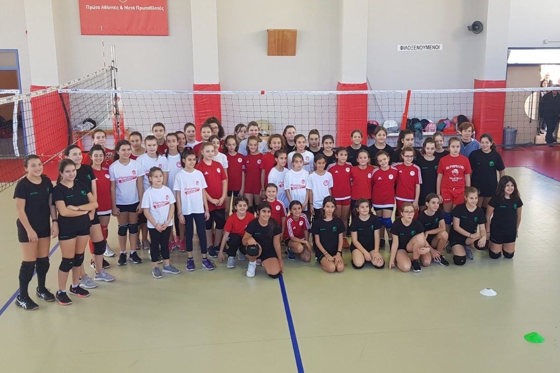Βόλεϊ: Η Ακαδημία σε φιλικούς αγώνες με Ολυμπιακό