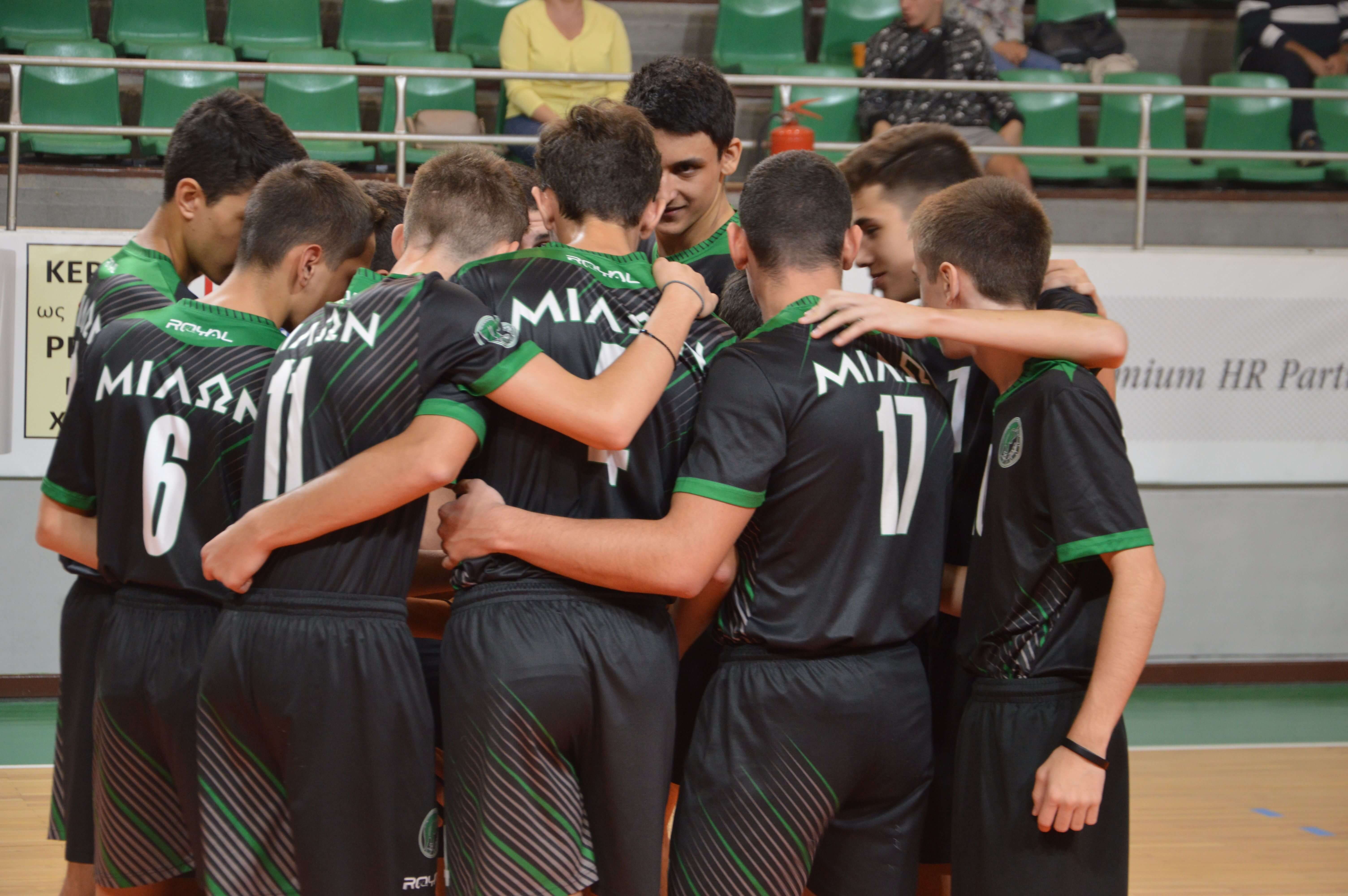 Βόλεϊ: Νίκη εντός έδρας για τους Παίδες