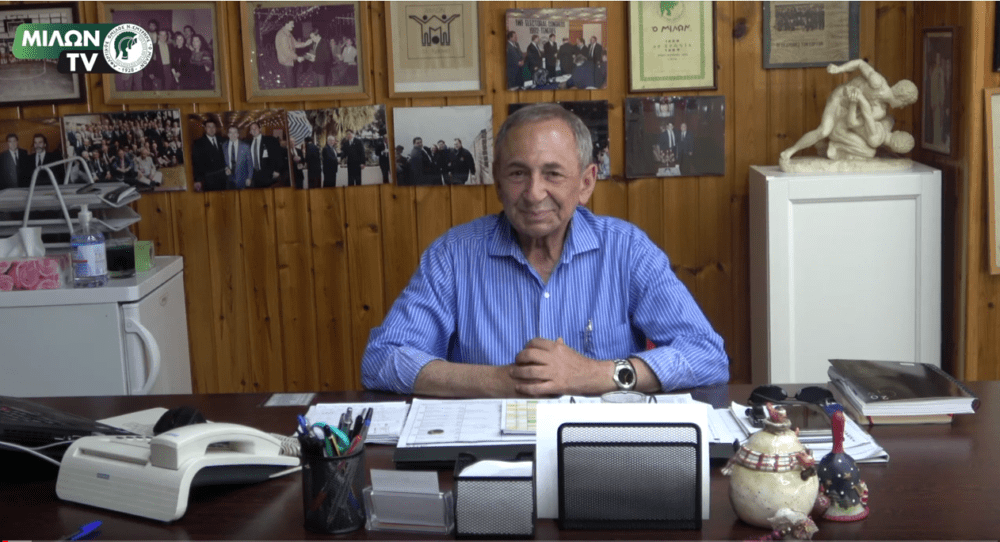 Δηλώσεις και ευχές από τον Πρόεδρο του Μίλωνα Μιχάλη Σακελλαρίδη