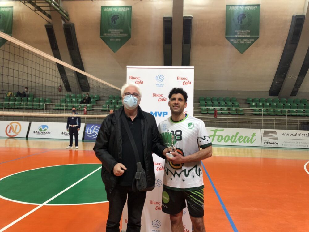 Βόλεϊ: Ο Άκης Δαρίδης MVP της 10ης Αγωνιστικής