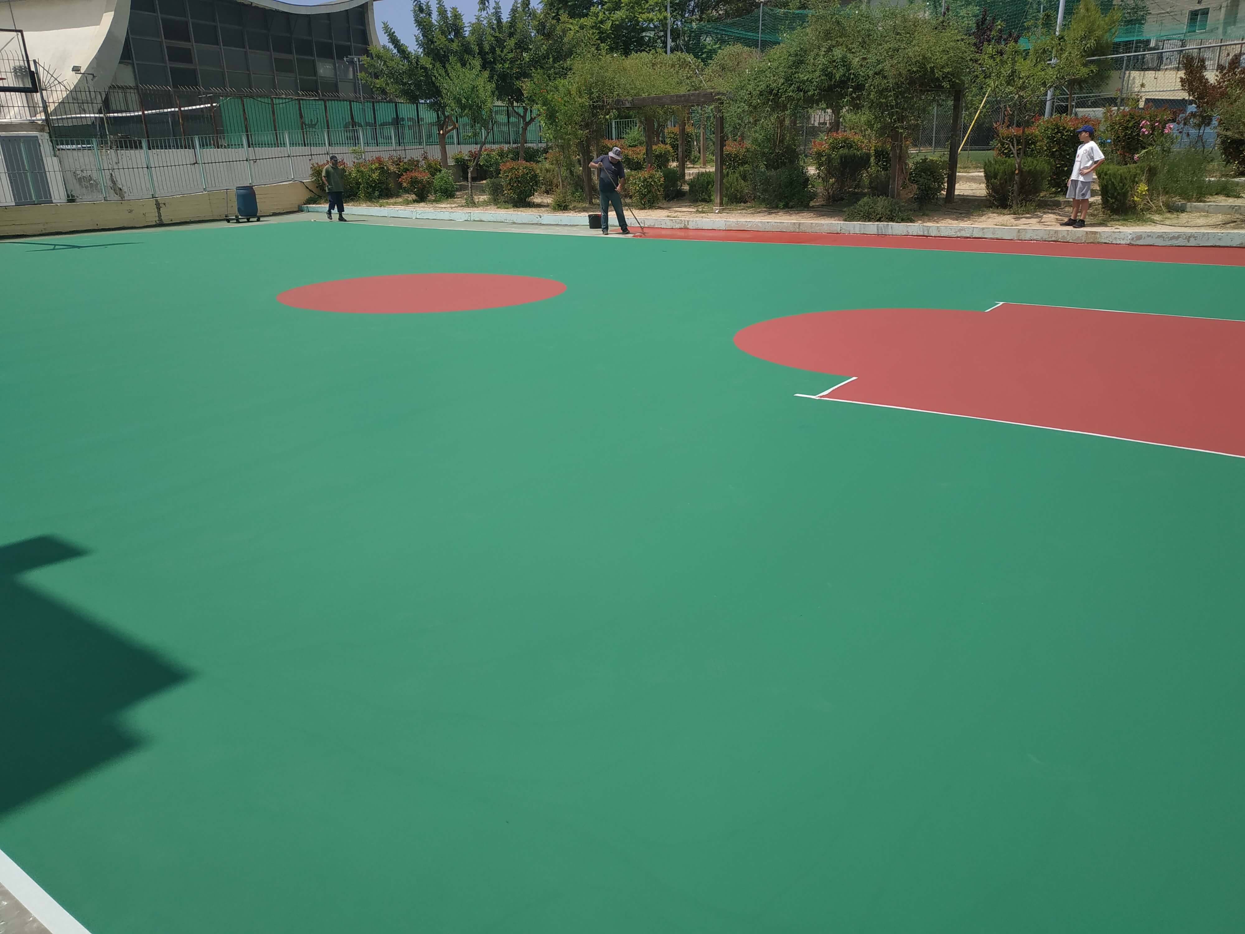 Μπάσκετ: Ξεκίνησαν οι εργασίες στο γήπεδο του 1ου Δημοτικού