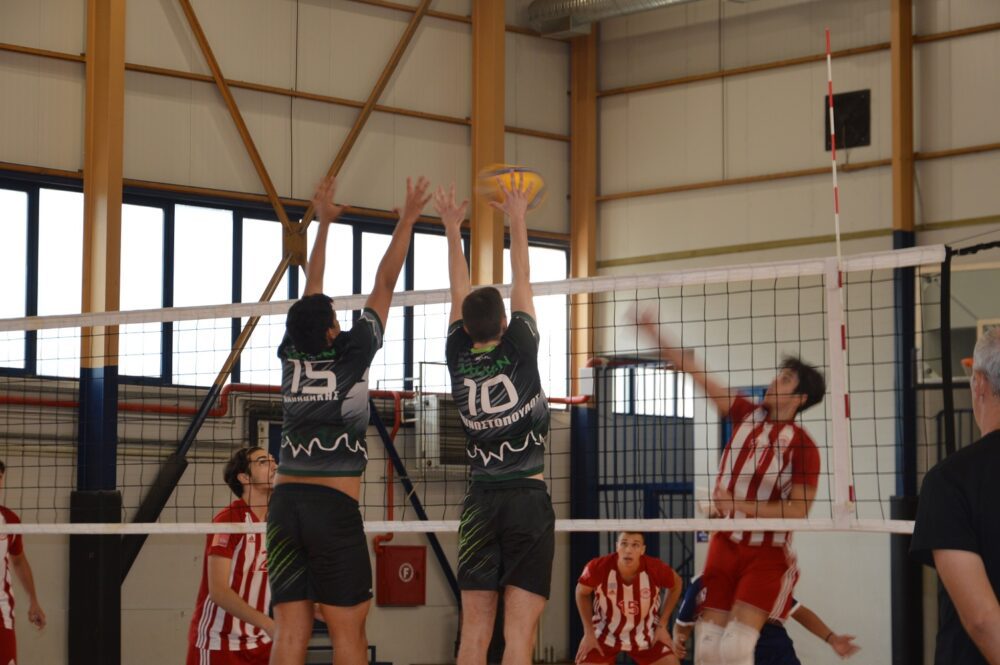 Βόλεϊ: 2η νίκη απέναντι στον Ολυμπιακό οι Έφηβοι του Μίλωνα