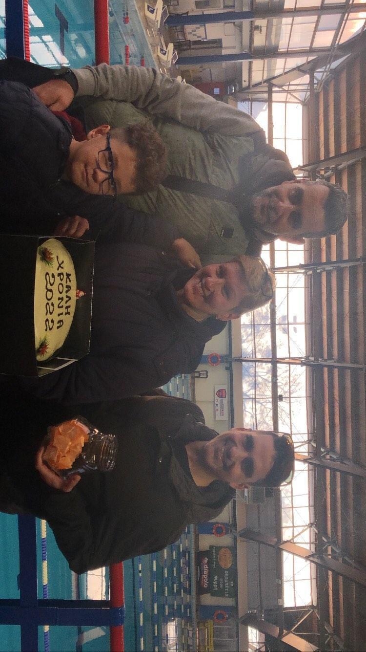 Κολύμβηση: Κοπή πρωτοχρονιάτικης πίτας για τα τμήματα αγωνιστικής και προαγωνιστικής