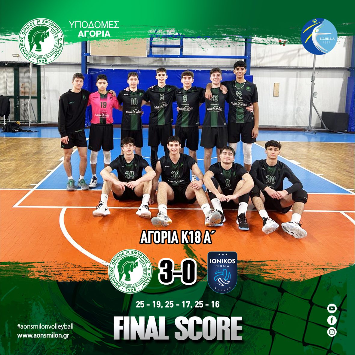 ΑΠΟΤΕΛΕΣΜΑΤΑ ΑΓΩΝΩΝ ΥΠΟΔΟΜΩΝ – ΑΓΟΡΙΑ