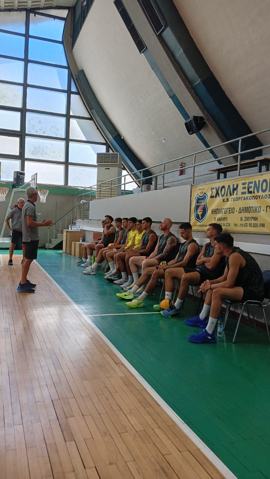 Πρώτη προπόνηση της Ανδρικής ομάδας του ΑΟΝΣ Μίλων Volleyball