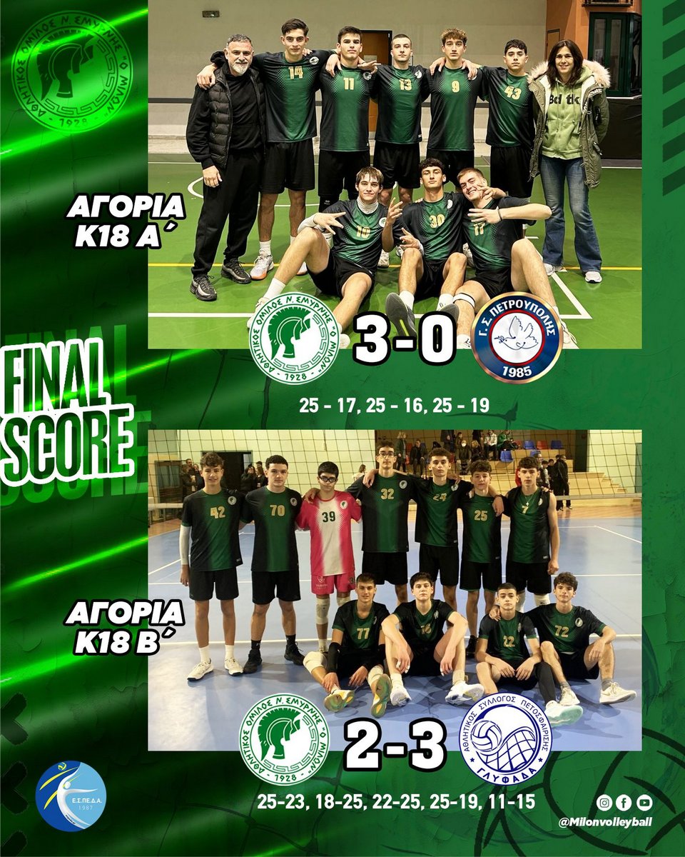 ΑΠΟΤΕΛΕΣΜΑΤΑ ΑΓΩΝΩΝ ΥΠΟΔΟΜΩΝ ΑΓΟΡΙΩΝ