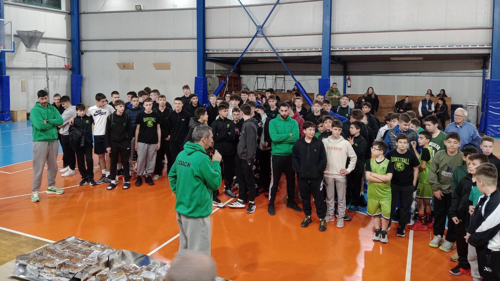 ΚΟΠΗ ΠΙΤΑΣ ΥΠΟΔΟΜΩΝ ΜΠΑΣΚΕΤ