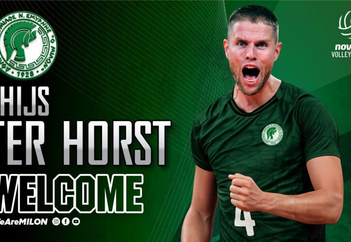 🏐 Έναρξη συνεργασίας με τον ακραίο Thijs ter Horst.
